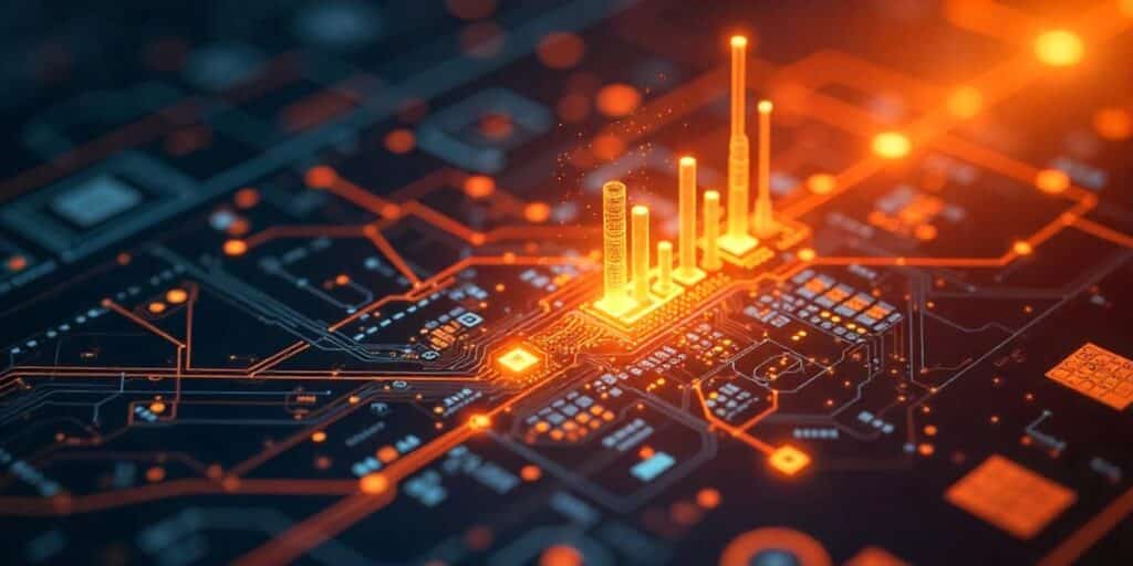 Innovation and Industry Impact: Paving the Way for Digital Transformation orange concept